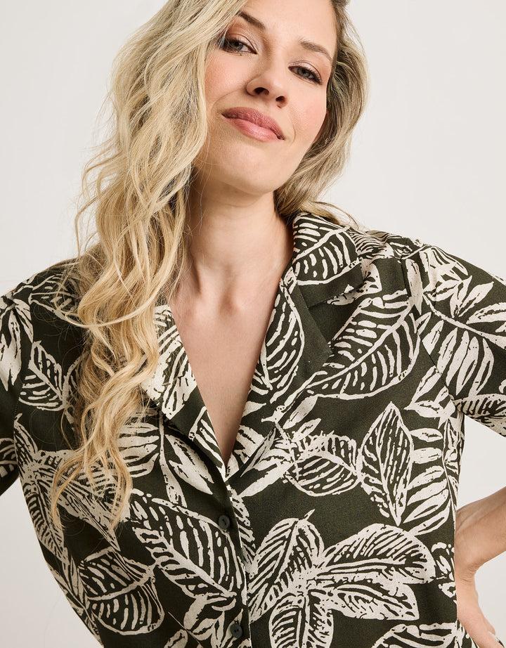 koala bay Camisa Manga Corta Verde - Bajita Último día