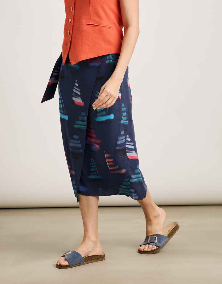 koala bay Falda Midi Azul - Viden Oferta especial de fábrica
