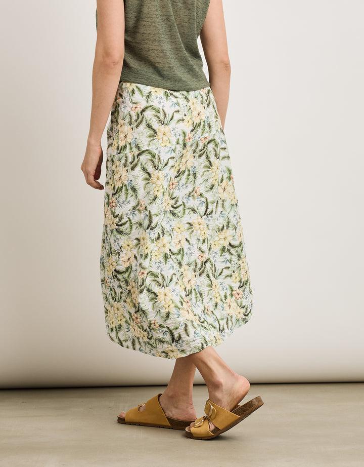 koala bay Falda Midi Amarillo - Ilche Promoción trimestral