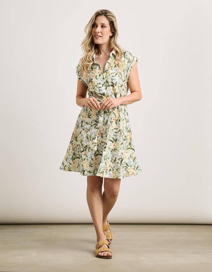 koala bay Vestido Corto Amarillo - Sason En oferta