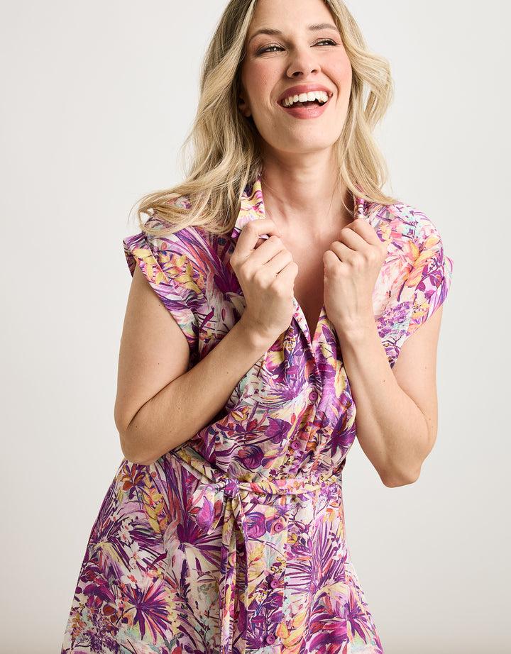 koala bay Vestido Corto Multicolor - Rufita Descuentos del mes