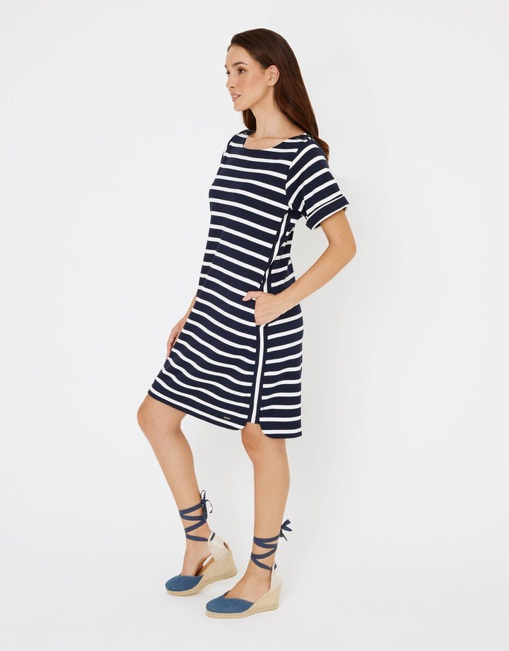 koala bay Vestido Corto Rayas - Marini Grandes ahorros