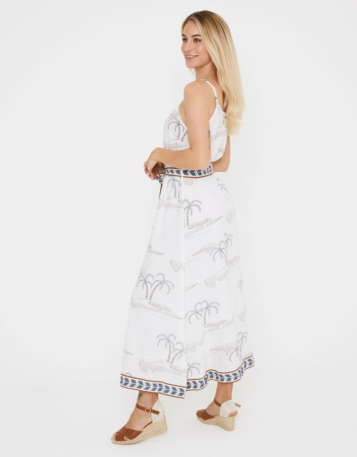 koala bay Vestido Largo Tirantes Estampado - Jebel Devoluciones gratuitas