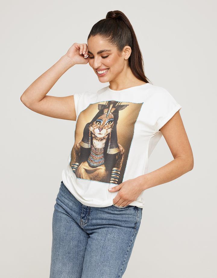 koala bay Camiseta Manga Corta Estampado - Cleogata Liquidación