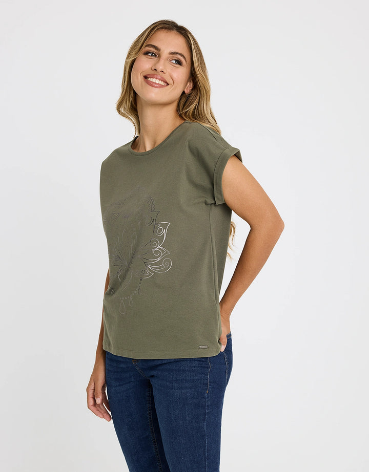 koala bay Camiseta Manga Corta Verde - Kalurta Últimos 3 días