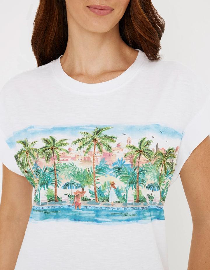 koala bay Camiseta Manga Corta Blanco - Naliaca Libre de impuestos