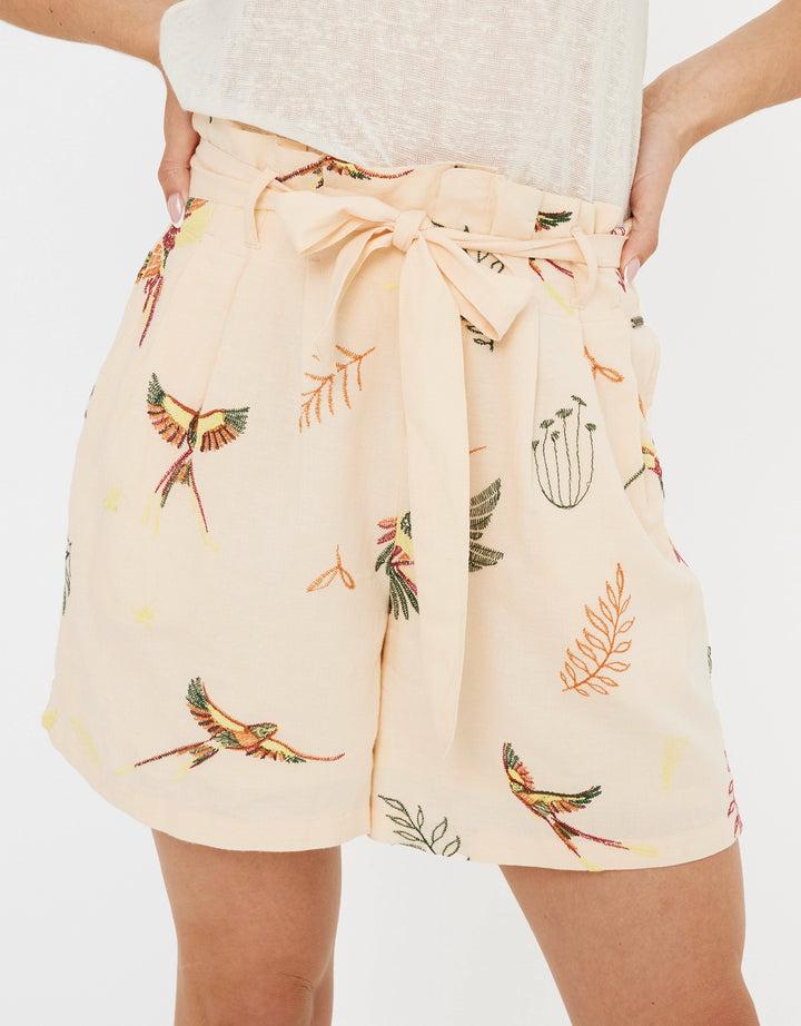 koala bay Short Estampado Cinturón - Mikeno Oferta exclusiva