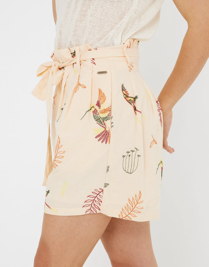 koala bay Short Estampado Cinturón - Mikeno Oferta exclusiva