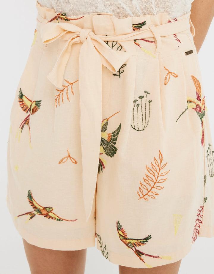koala bay Short Estampado Cinturón - Mikeno Oferta exclusiva