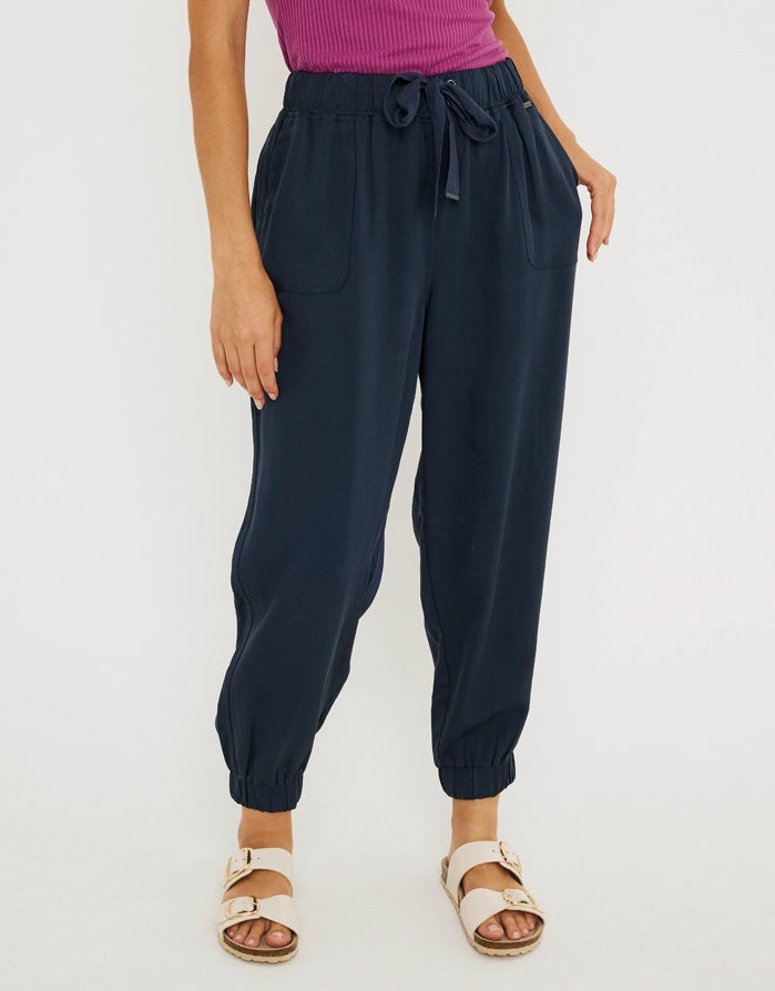 koala bay Pantalón Jogger Largo Azul Marino - Axelio Mejor oferta