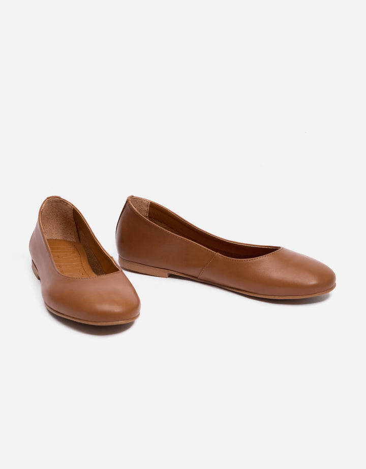 koala bay Bailarinas Cuero Punta Redondeada - Zentia Oferta exclusiva