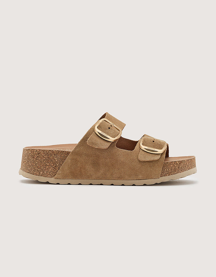 koala bay Sandalia Bio con Cuña Camel - Sintran Rebajas baratas