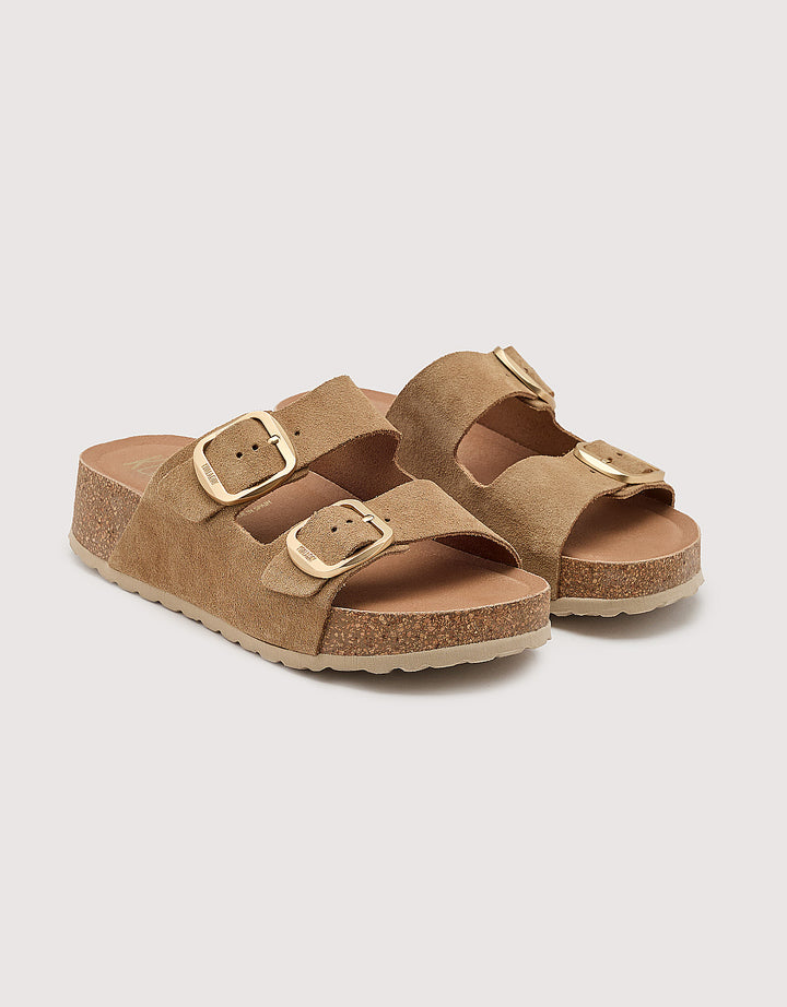 koala bay Sandalia Bio con Cuña Camel - Sintran Rebajas baratas