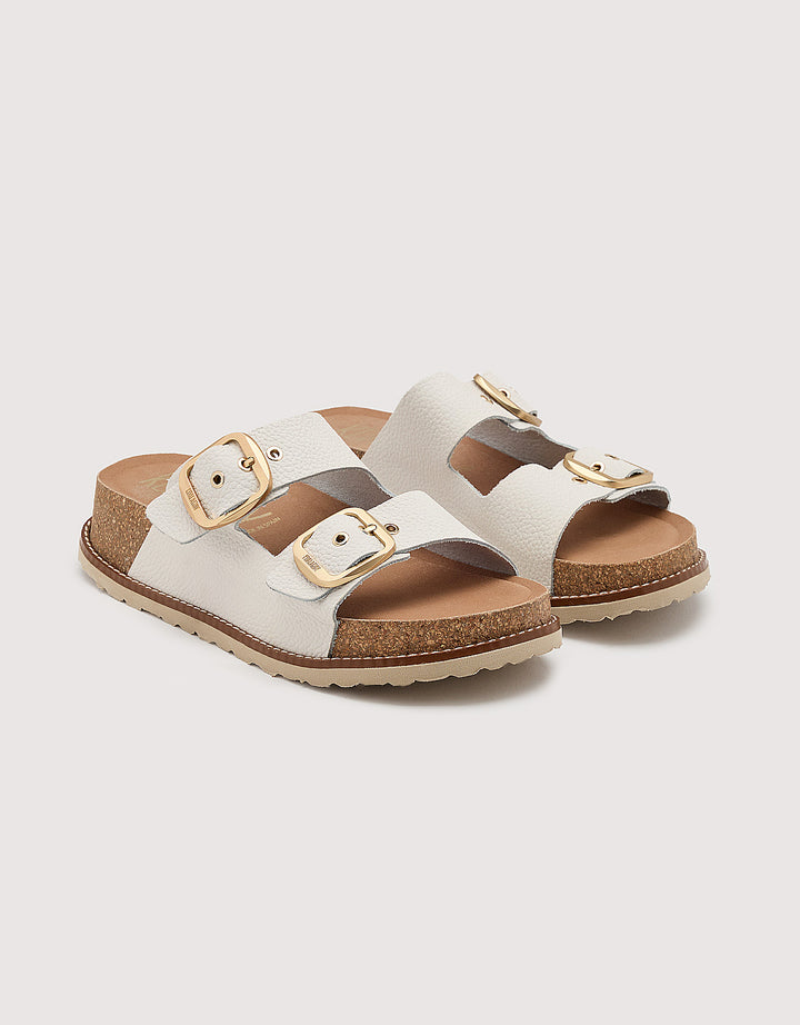 koala bay Sandalia Bio con Cuña Blanco - Sintran Rebajas de fábrica