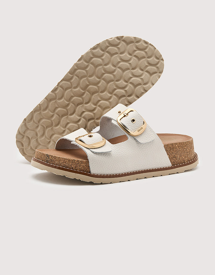 koala bay Sandalia Bio con Cuña Blanco - Sintran Rebajas de fábrica