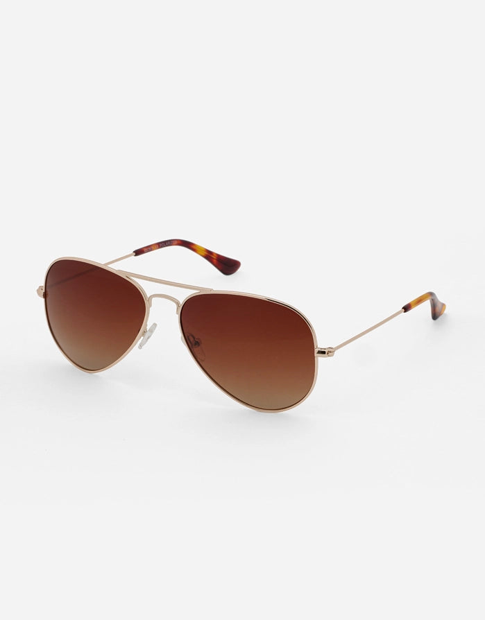 koala bay Gafas de Sol Metálica Dorada - Avi Ofertas