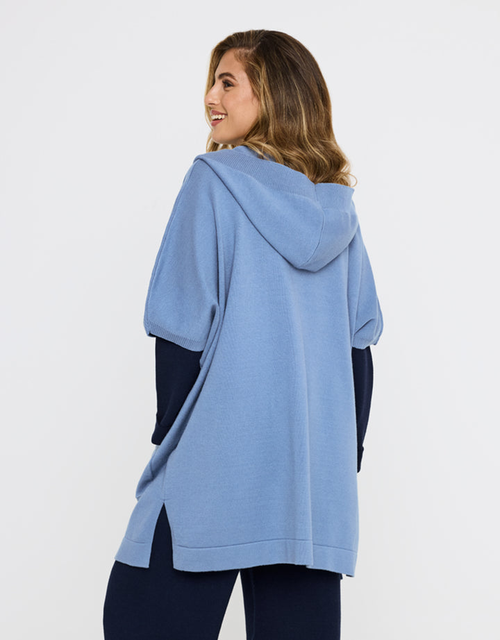 koala bay Poncho Abierto Azul - Alfonti Grandes ahorros