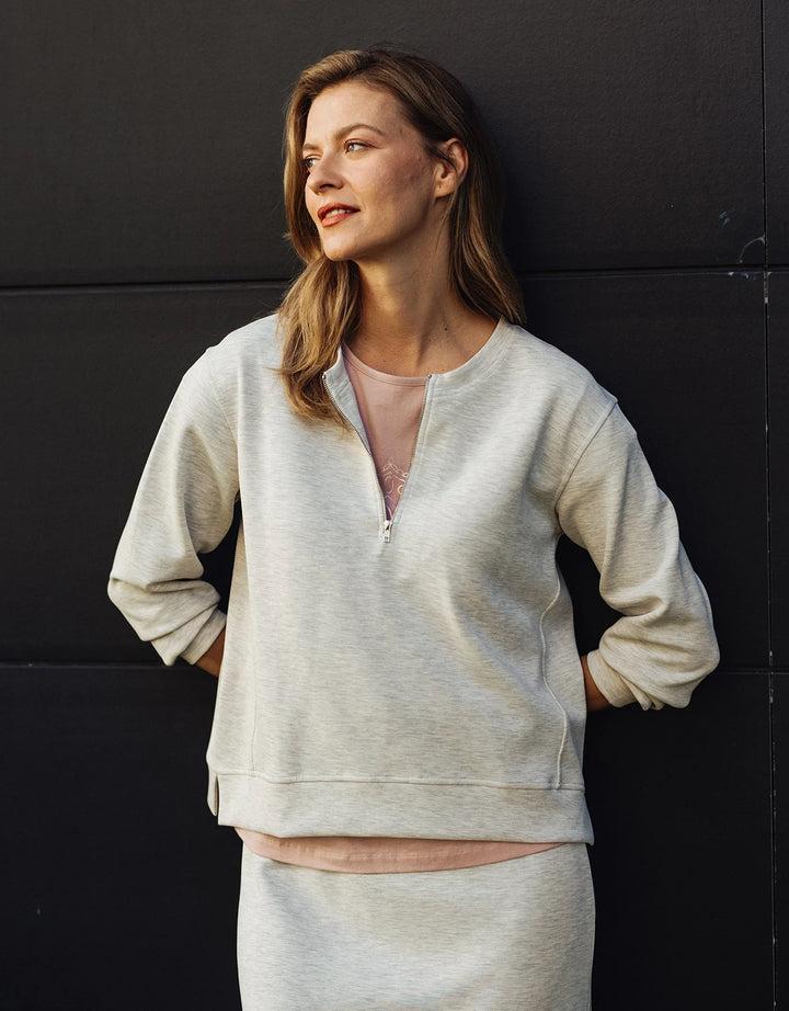 koala bay Sudadera sin Capucha Gris - Raitu Devoluciones gratuitas