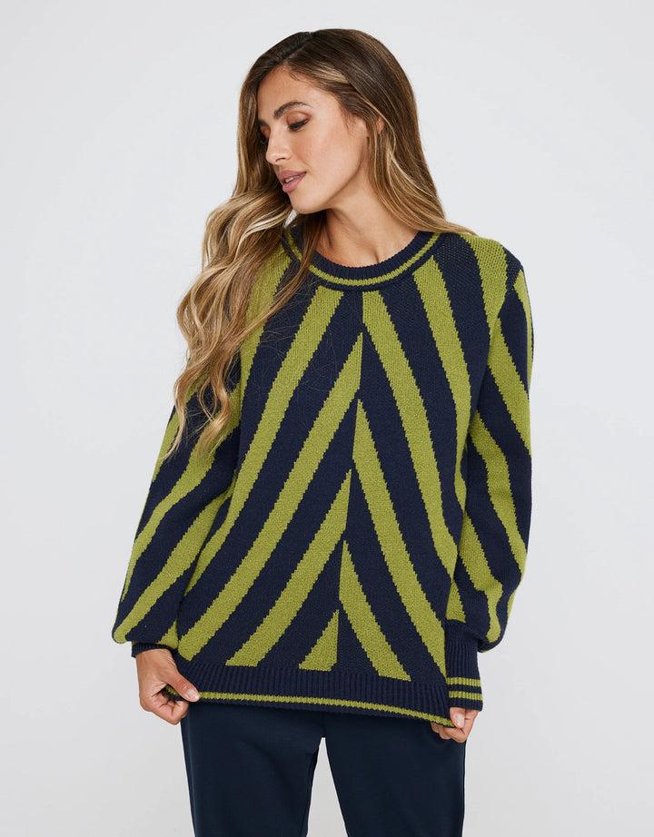 koala bay Jersey Rayas Cuello Redondo - Piraru Outlet