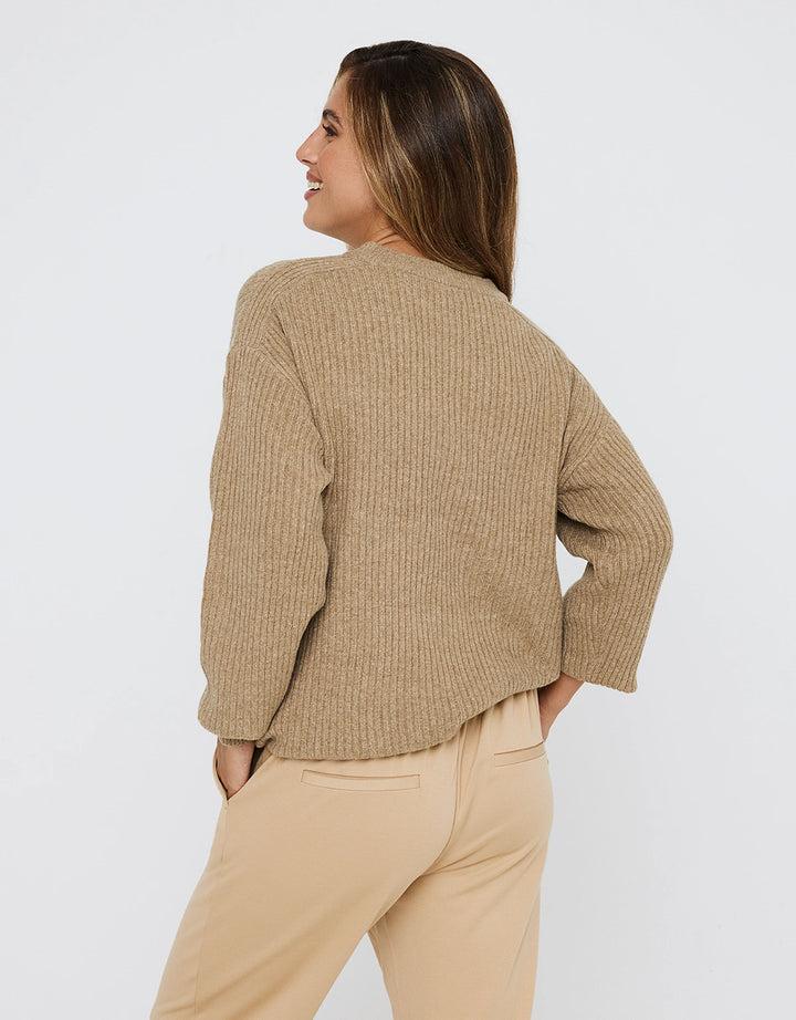 koala bay Jersey Manga Larga Básico Camel - Capibara Rebajas