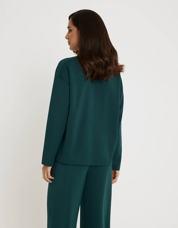 koala bay Sudadera sin Capucha Modal Verde - Vitatu Ofertas