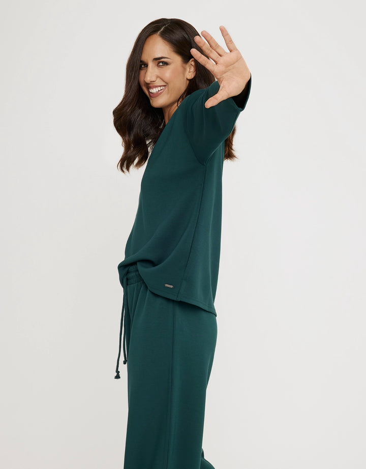 koala bay Sudadera sin Capucha Modal Verde - Vitatu Ofertas