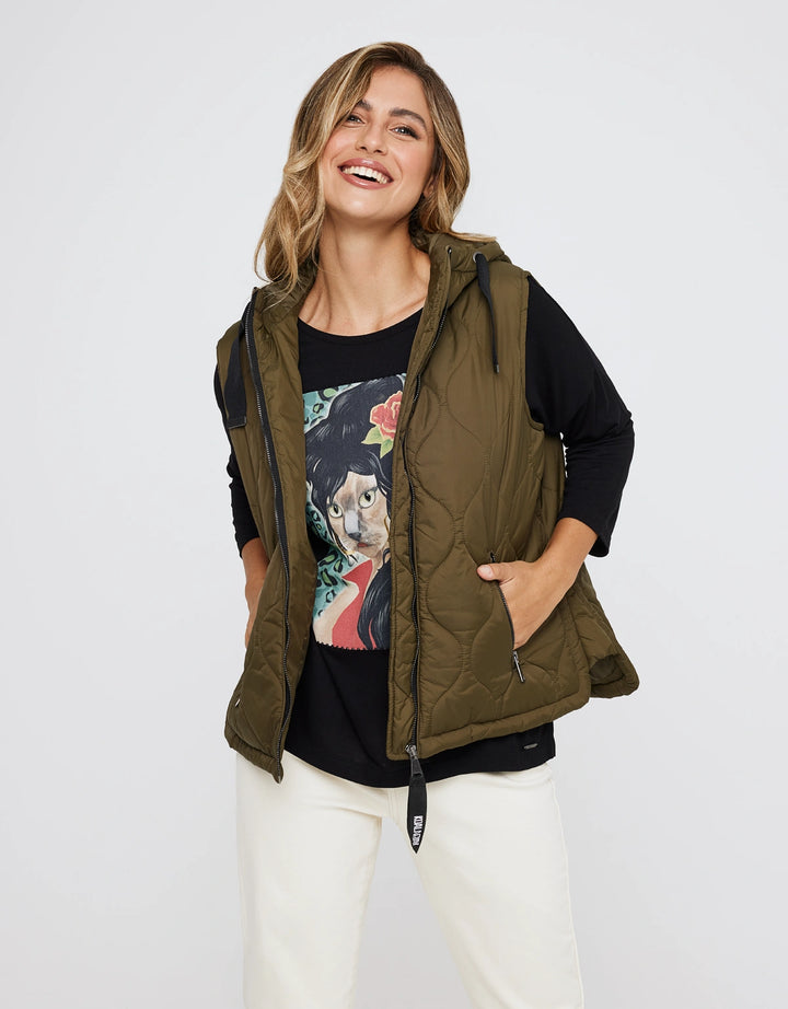 koala bay Chaleco Caqui Acolchado - Janter Oferta especial