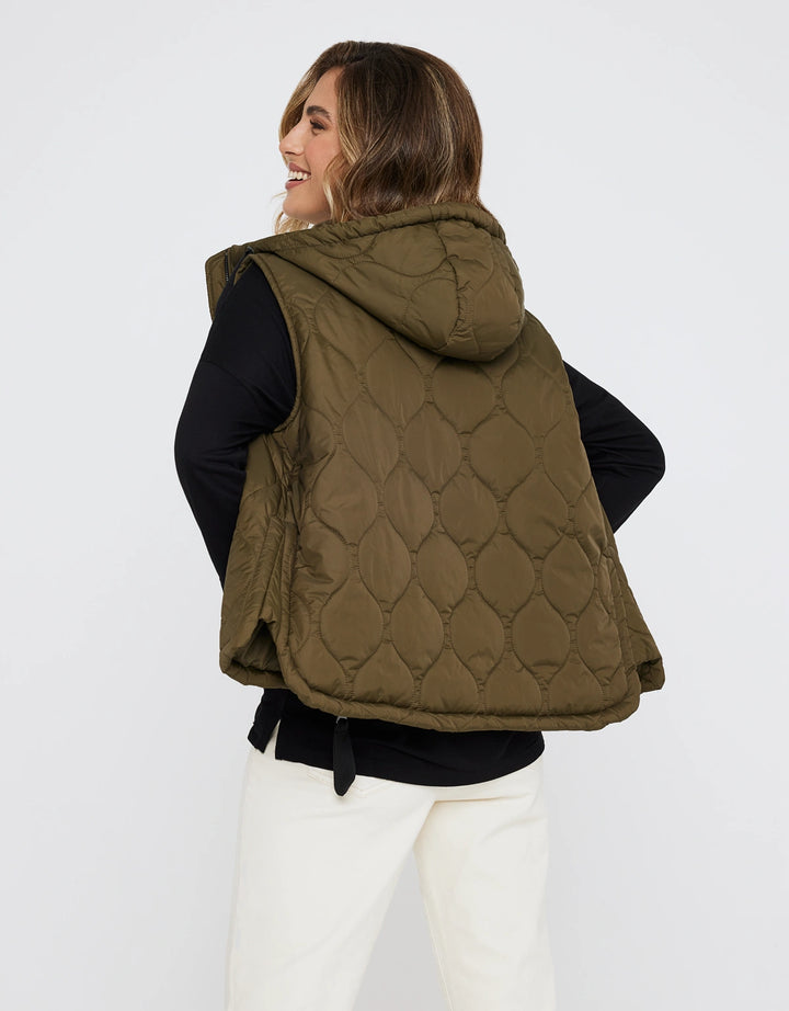 koala bay Chaleco Caqui Acolchado - Janter Oferta especial