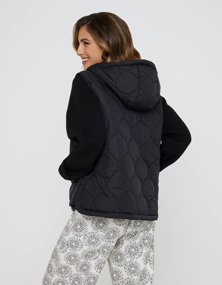 koala bay Chaleco Negro Acolchado - Janter Promoción por tiempo limitado