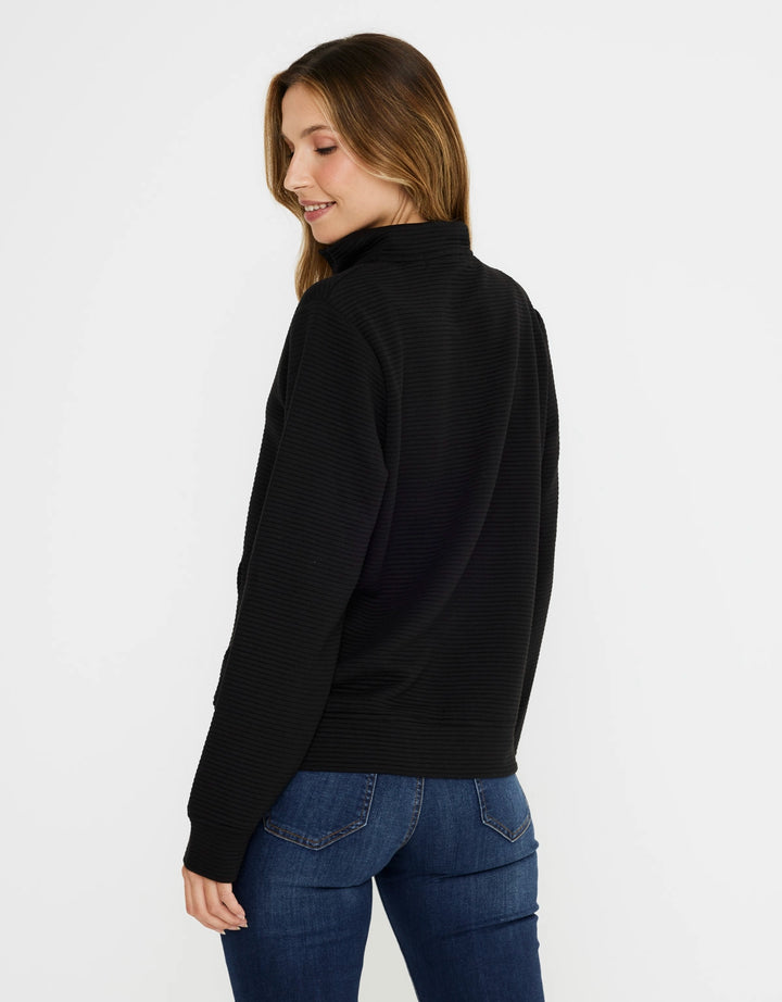 koala bay Chaqueta Cremallera Negro - Tigia Oferta especial de fábrica