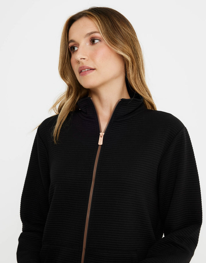 koala bay Chaqueta Cremallera Negro - Tigia Oferta especial de fábrica