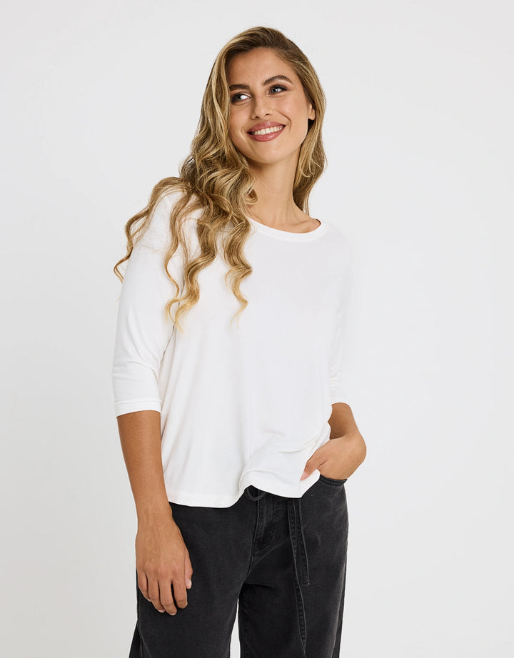 koala bay Camiseta Media Manga Beige - Kloraleen Última moda