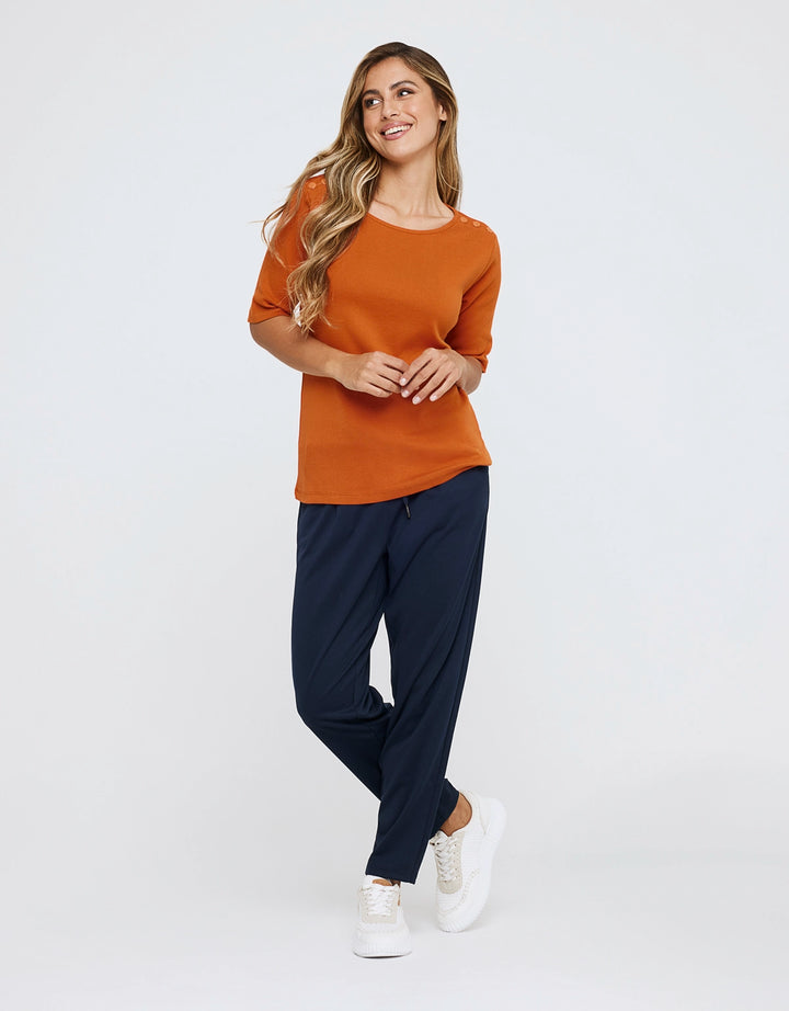 koala bay Camiseta Manga Corta Naranja - New Rosaleen En línea