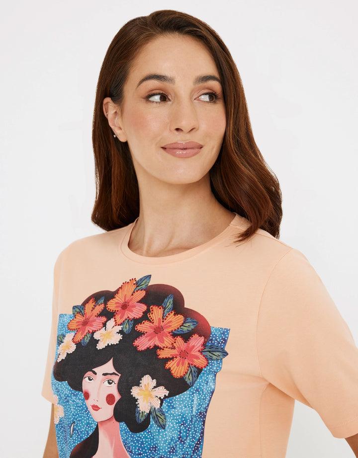koala bay Camiseta Manga Corta Naranja - Pelzo Descuento