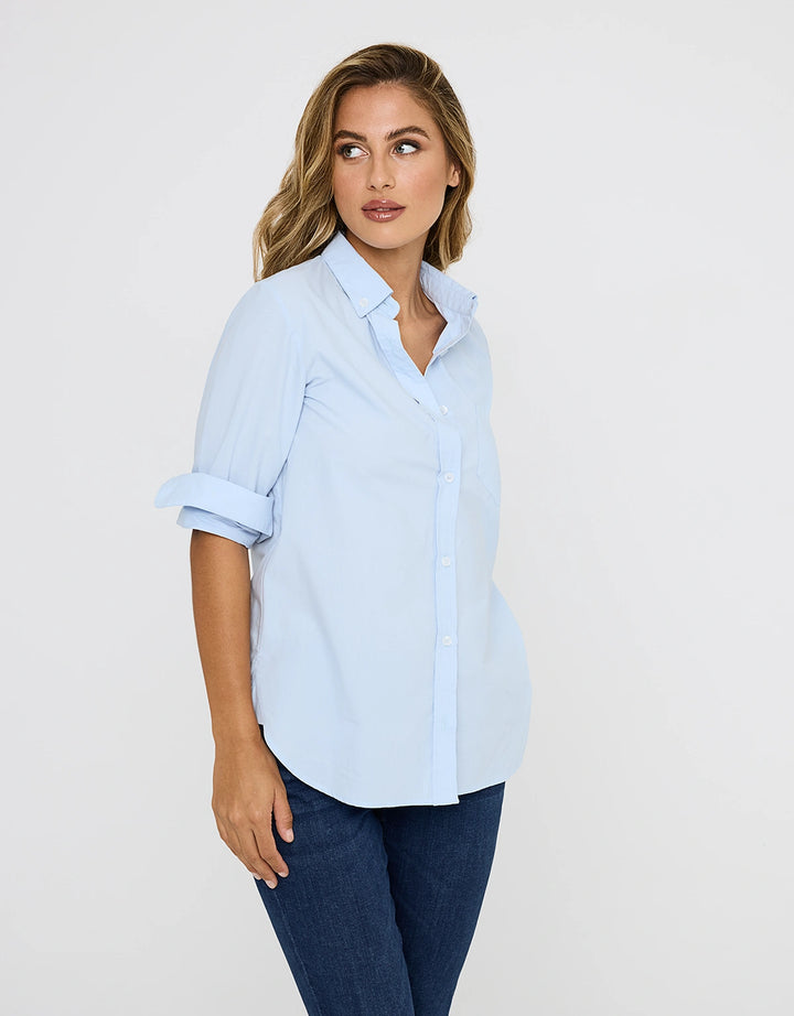 koala bay Camisa Manga Larga Azul - Ambre Rebajas online