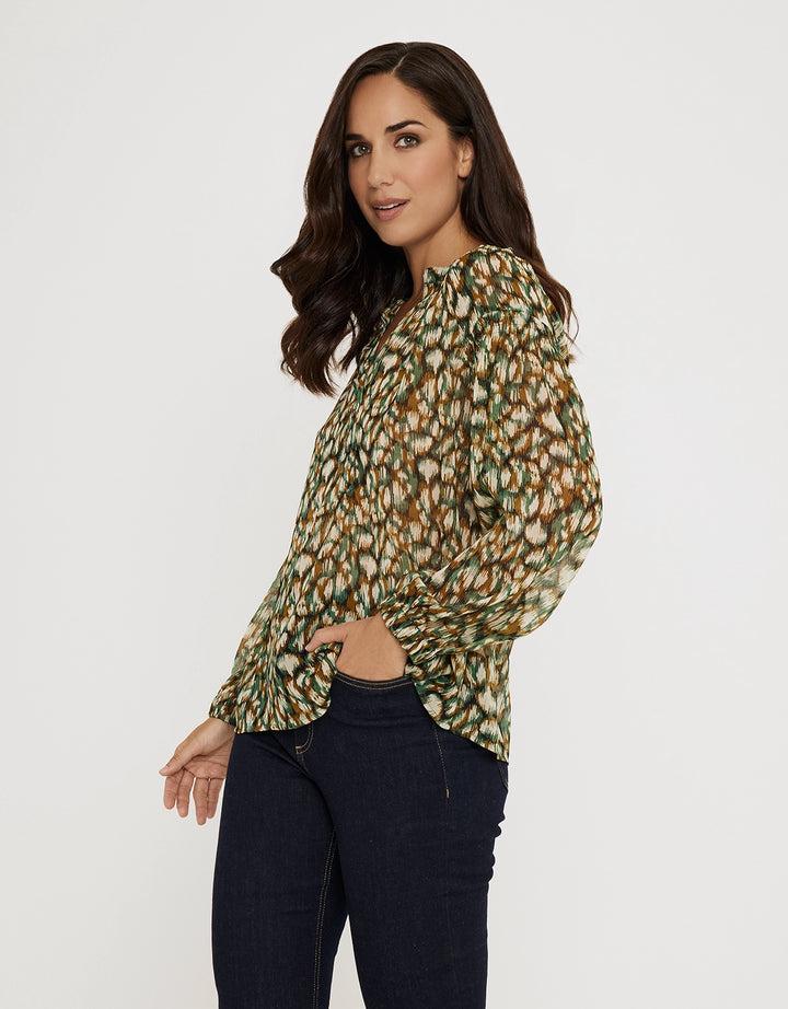 koala bay Camisa Manga Larga Estampada - Handy Rebajas top