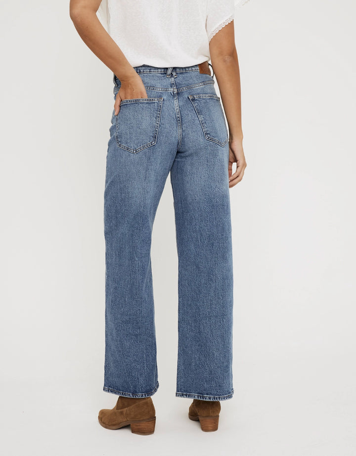 koala bay Pantalón Denim Wide Leg - Bates Últimos 2 días