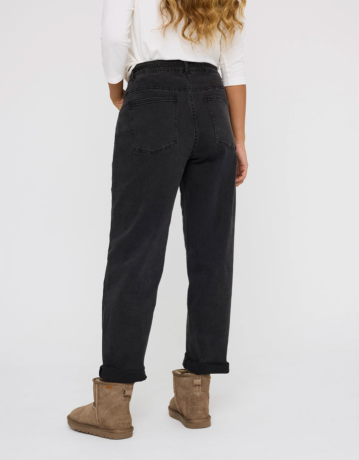 koala bay Pantalón Denim Negro - Nevis Precio de fábrica
