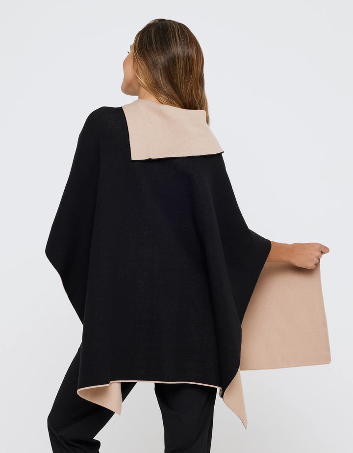 koala bay Poncho Abierto Beige - Samaris Ofertas de temporada