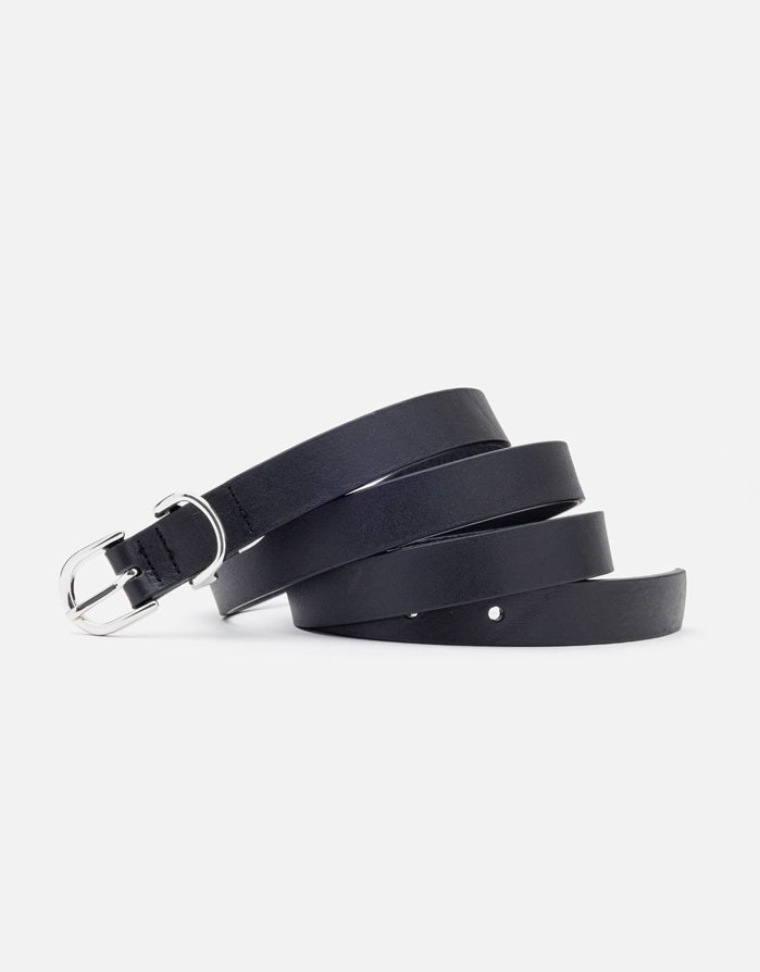 koala bay Cinturón Piel Fino Negro - Marisa Ofertas especiales