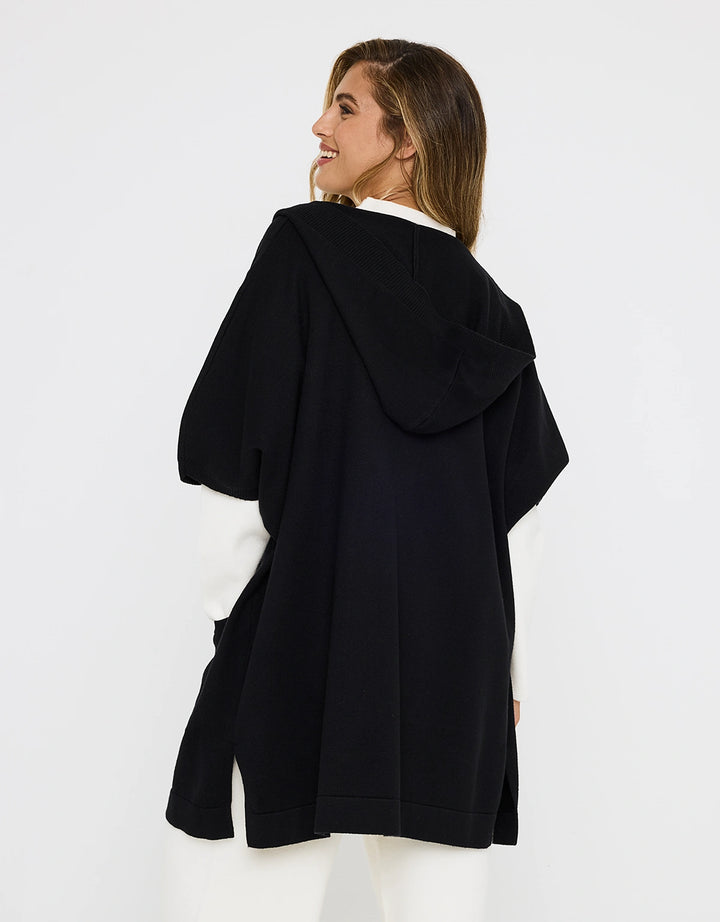 koala bay Poncho Abierto Negro - Alfonti Grandes ahorros