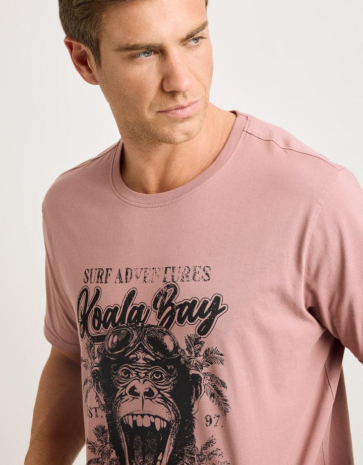 koala bay Camiseta Manga Corta Rosa Ceniza - Monquecito Ahorra y exporta