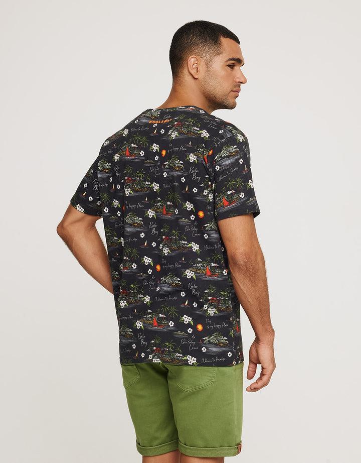 koala bay Camiseta Manga Corta Negro - Corsario Descuentos del mes