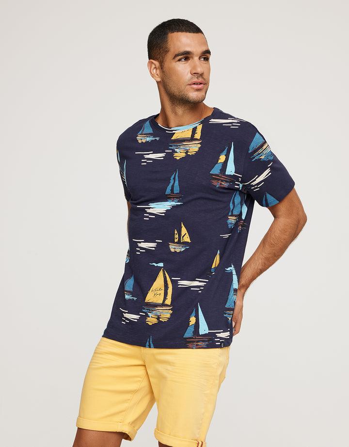 koala bay Camiseta Manga Corta Barcos - Sloopy Descuento por venta flash