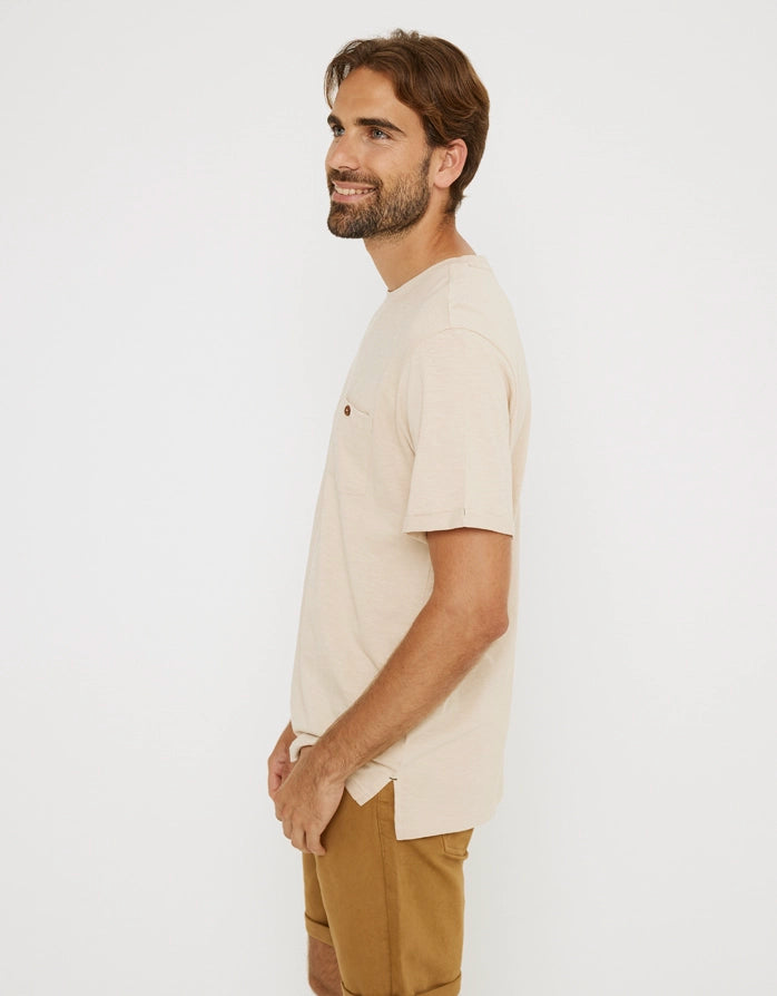 koala bay Camiseta Manga Corta Beige - Button Rebajas
