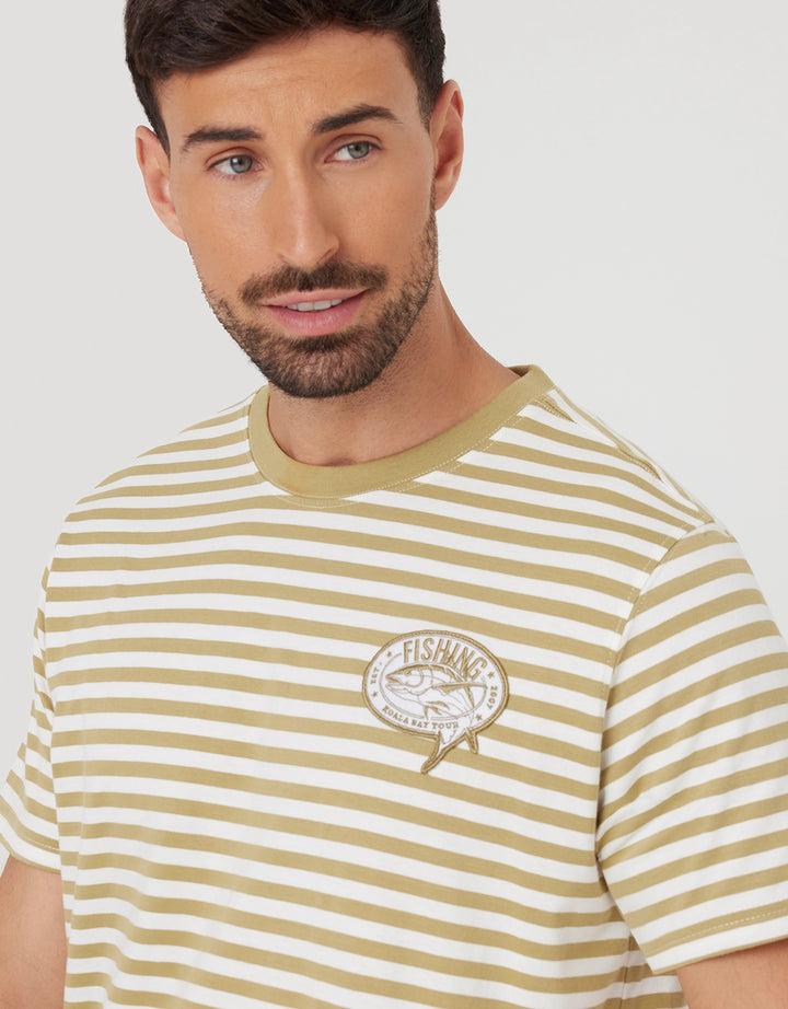koala bay Camiseta Manga Corta Rayas - Canoon Descuento