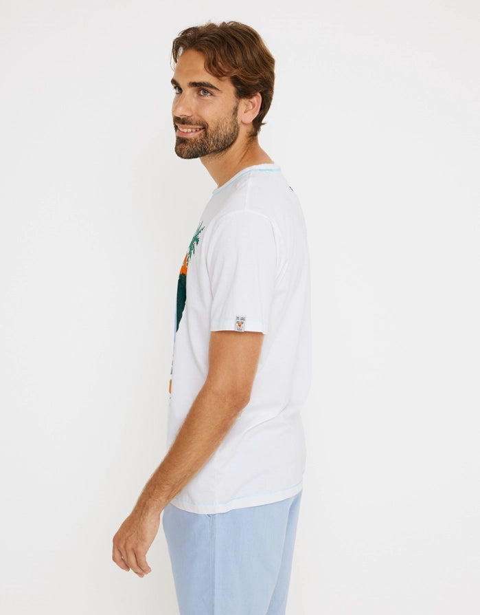 koala bay Camiseta Manga Corta Blanco - Paradiso Mejor oferta