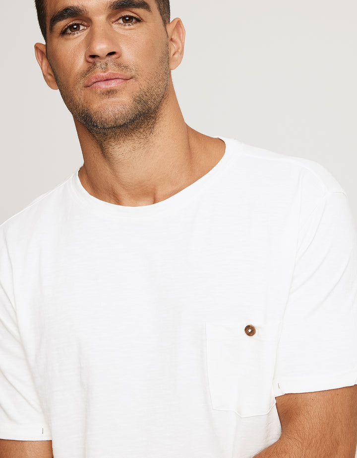 koala bay Camiseta Manga Corta Blanco - Button Grandes descuentos