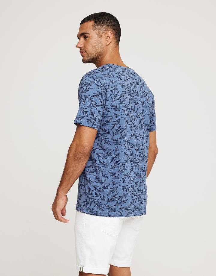koala bay Camiseta Manga Corta Estampado Hojas - Bralea Denim Ofertas de temporada