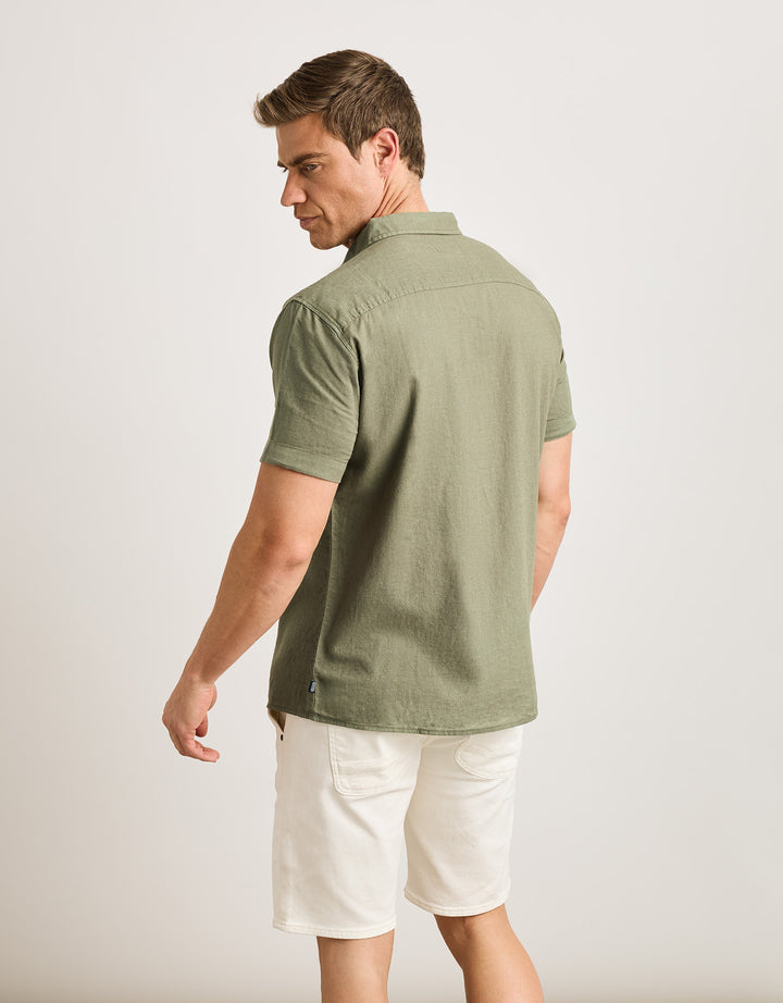koala bay Camisa Manga Corta Caqui - Norla Outlet online